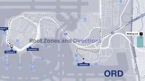 Birmingham Airport Drop Off Map