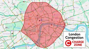 London congestion charge Map