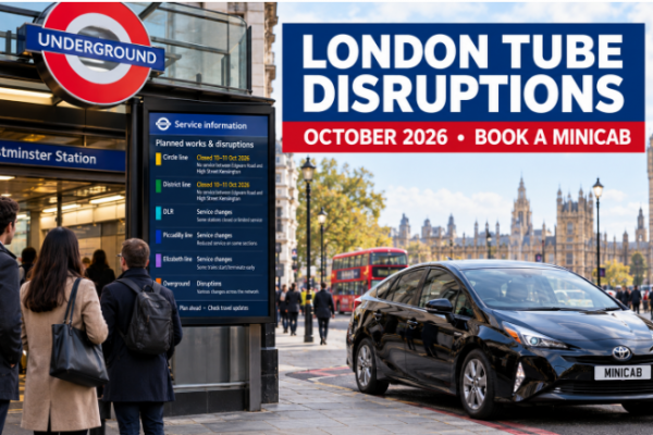 London Tube Disruptions October 2026: Book a Minicab in London