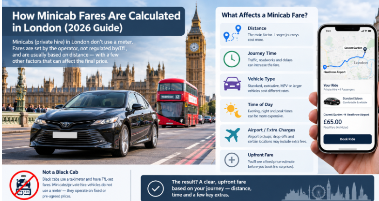 How Minicab Fares Are Calculated in London {2026 Guide}